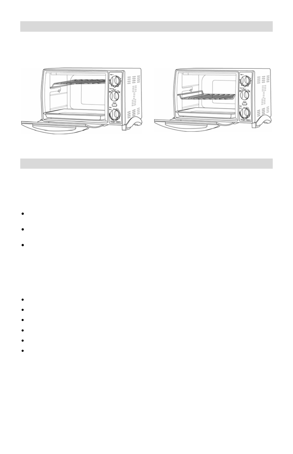 Positions des grilles, Utilisation de votre mini-four | West Bend L5658B User Manual | Page 18 / 40
