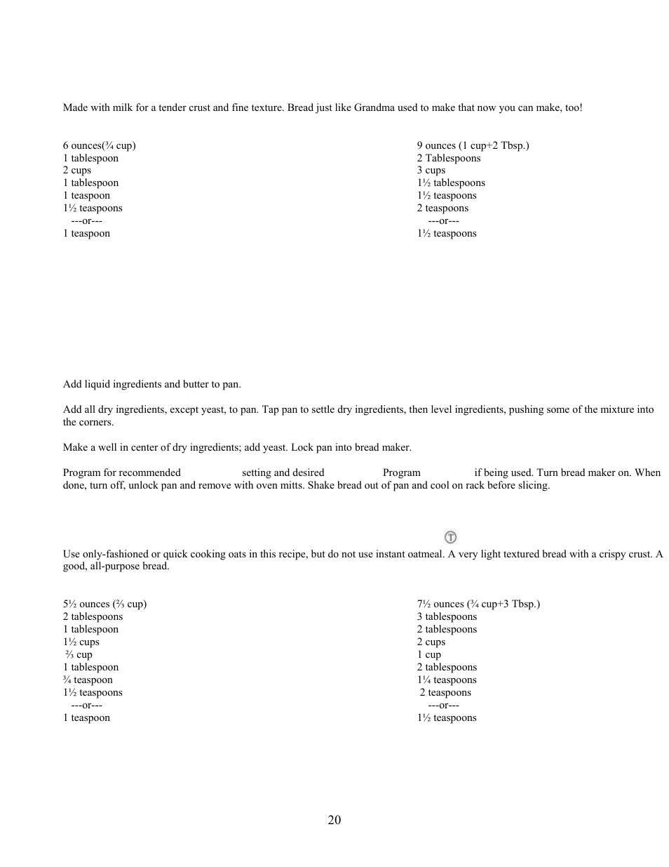 West Bend L5141 User Manual | Page 20 / 34