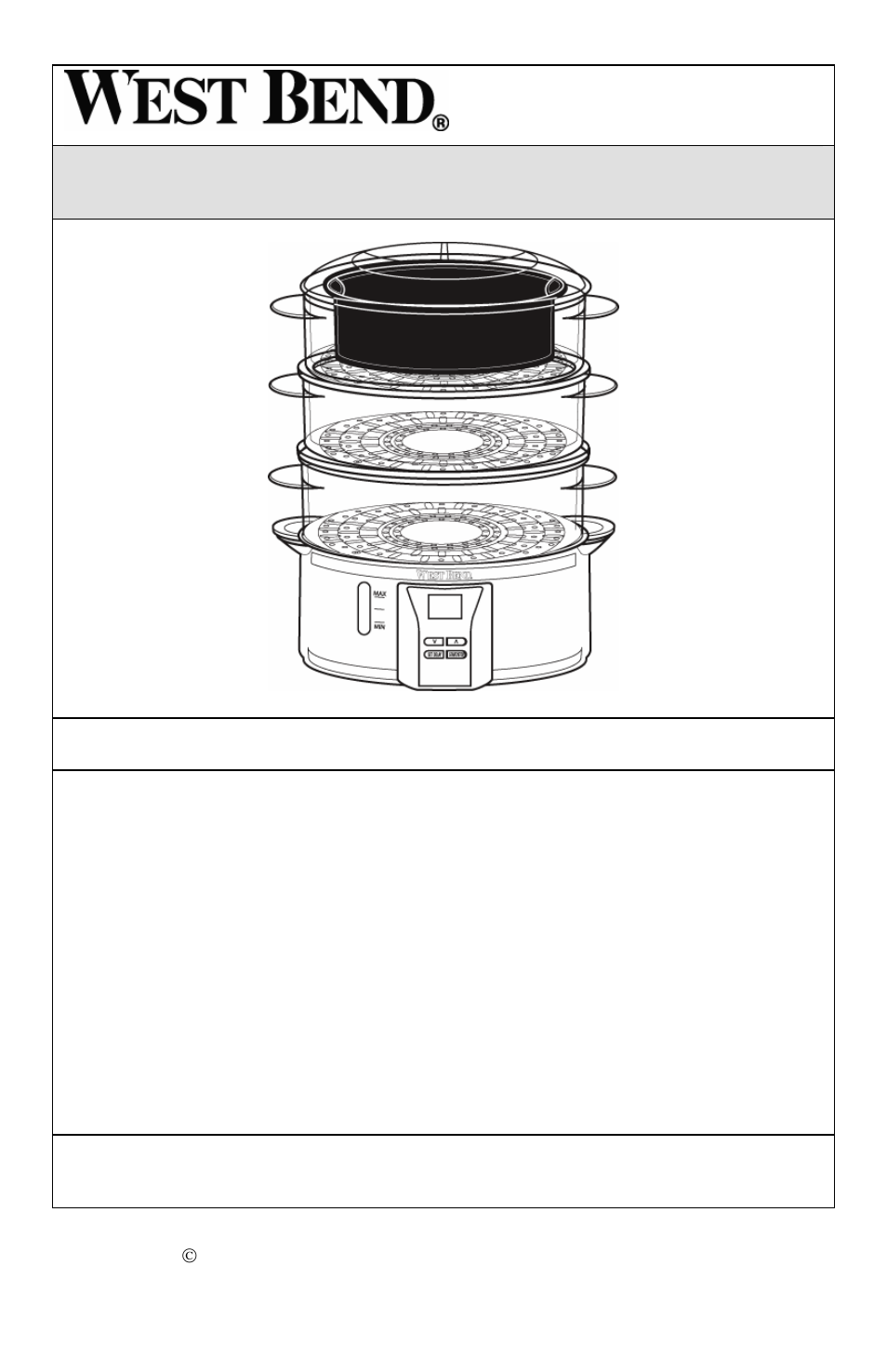 Cuiseur electrique | West Bend L5674B User Manual | Page 14 / 40