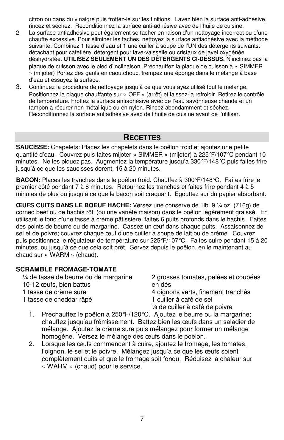 West Bend 72212 User Manual | Page 17 / 32