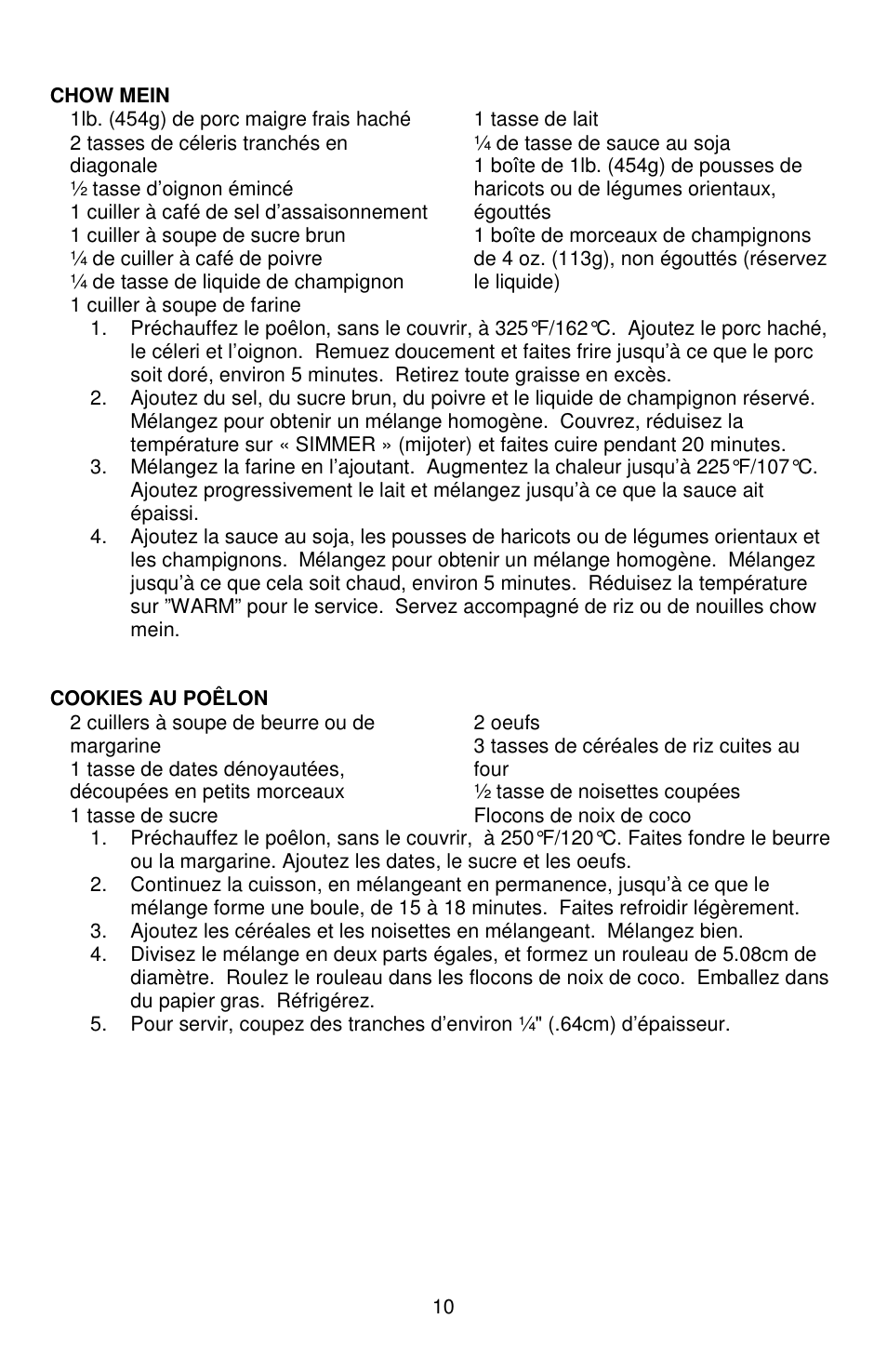 West Bend 72212 User Manual | Page 20 / 32