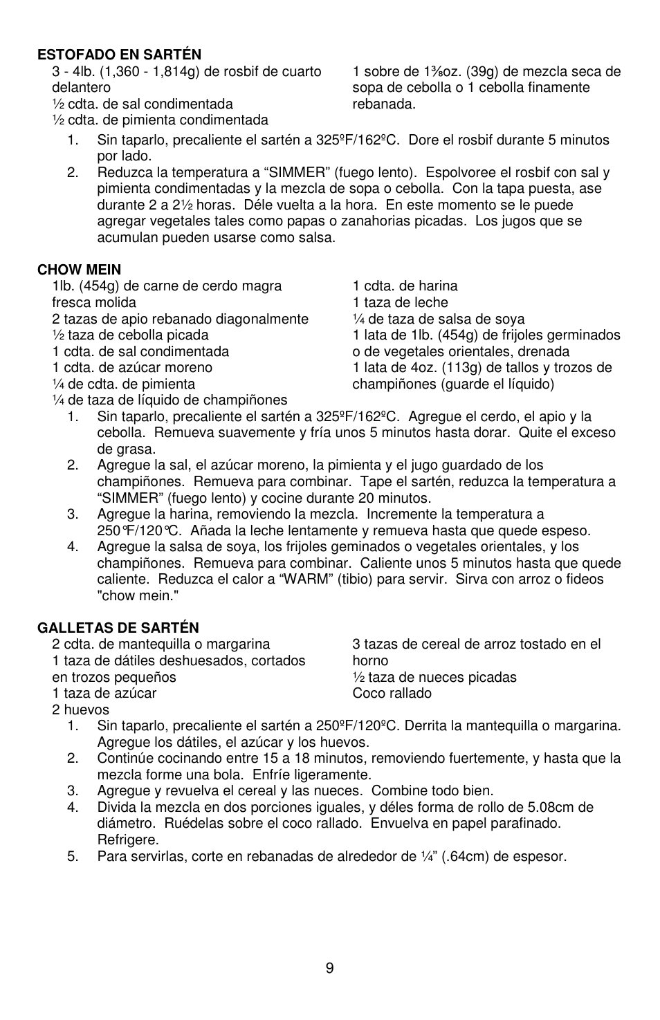 West Bend 72212 User Manual | Page 30 / 32