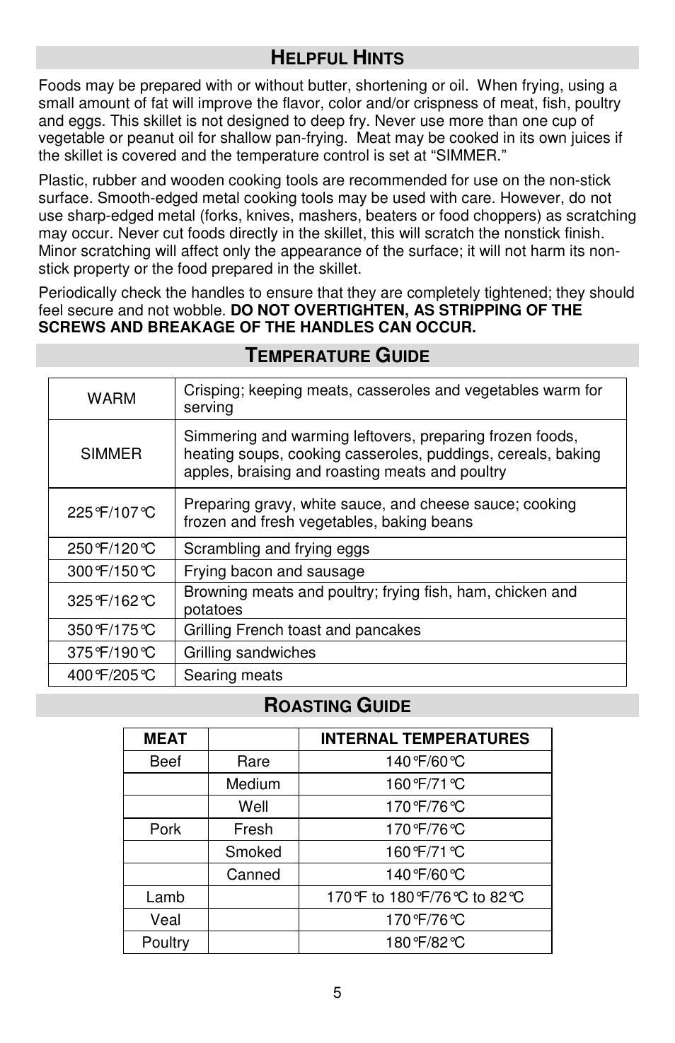 West Bend 72212 User Manual | Page 5 / 32
