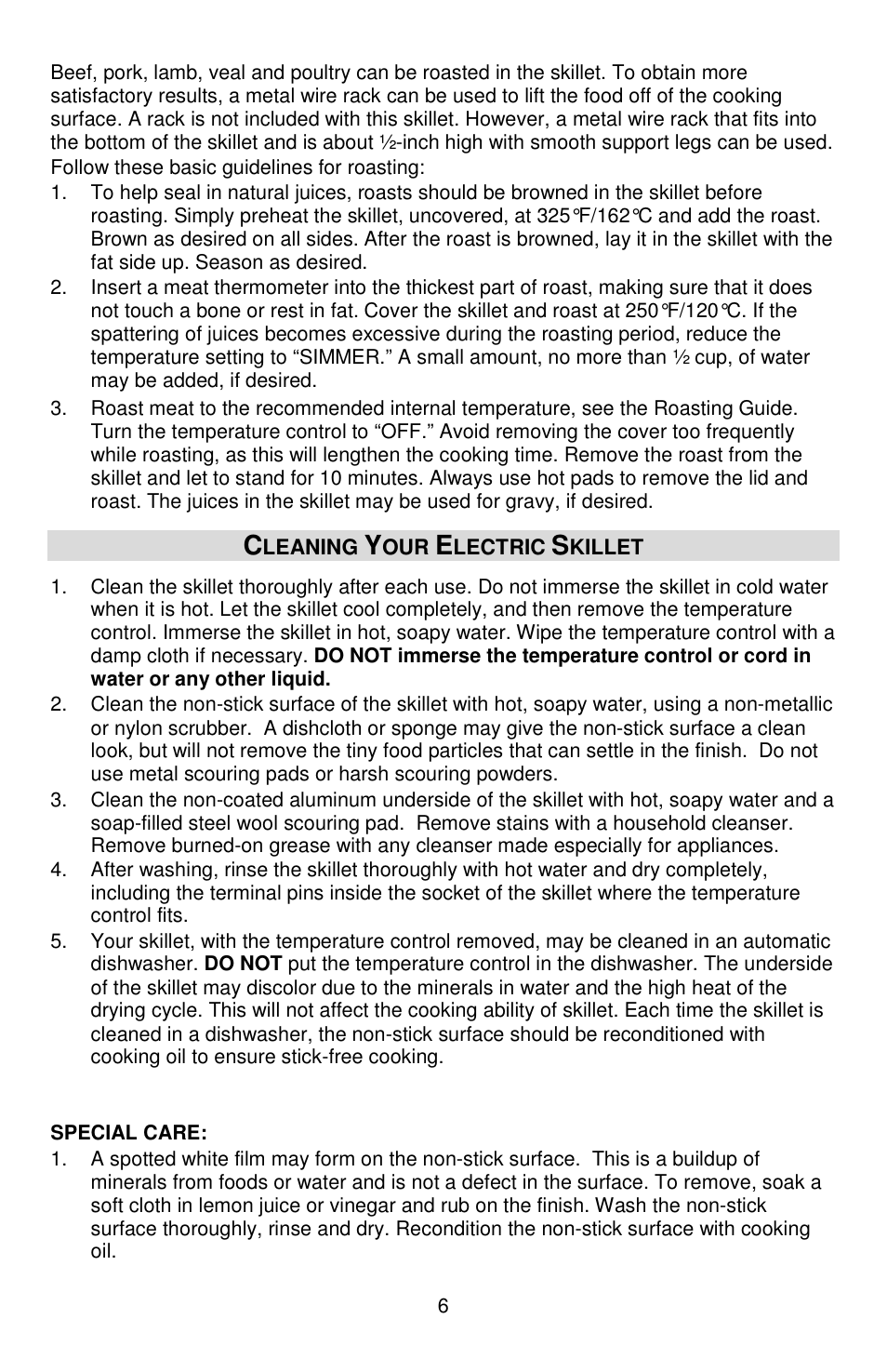 West Bend 72212 User Manual | Page 6 / 32