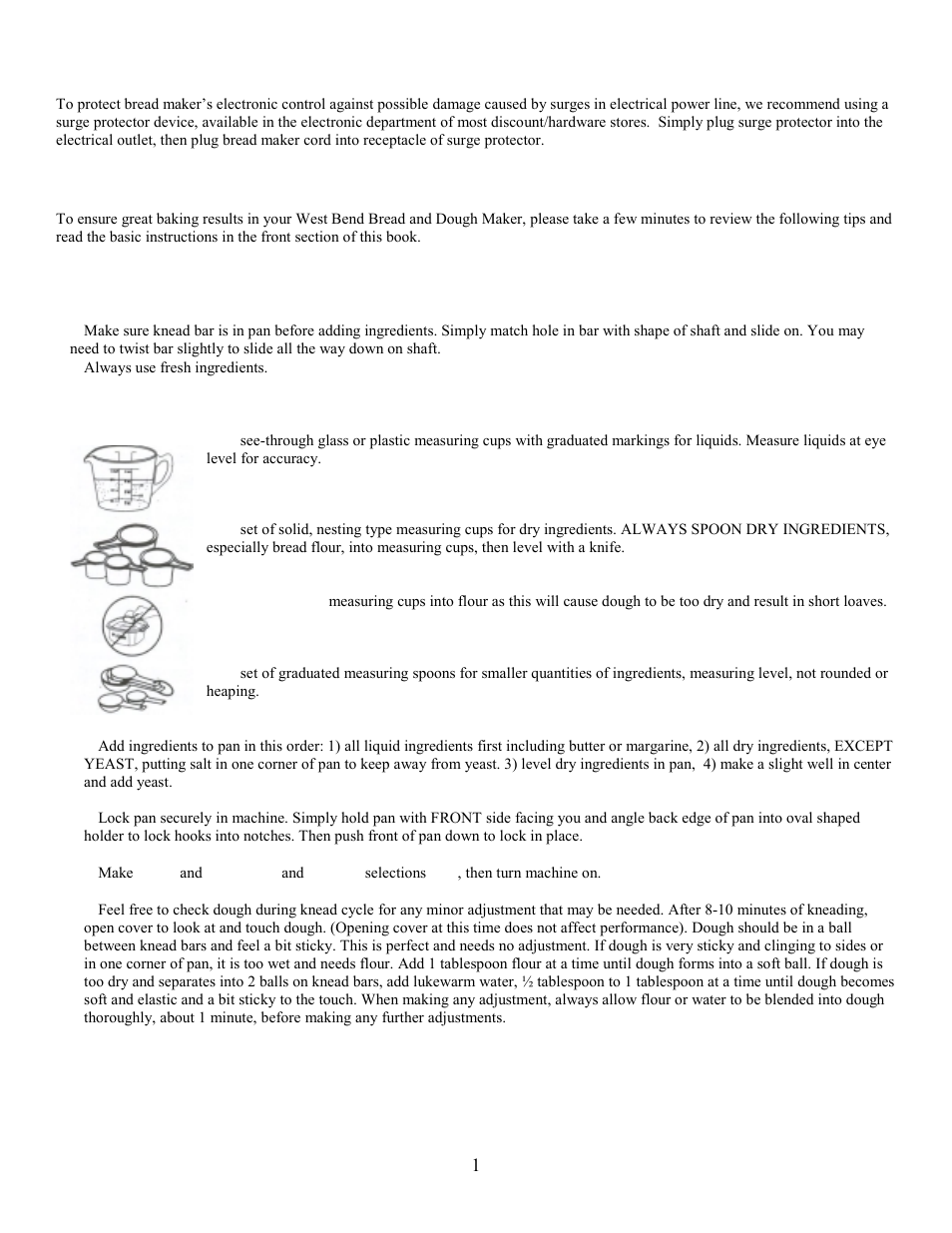 Helpful hints for successful bread baking | West Bend L5005 User Manual | Page 2 / 39