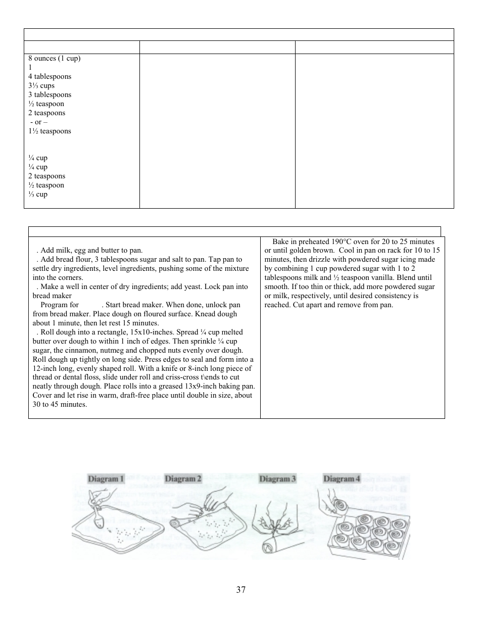 Cinnamon rolls, Ground nutmeg, optional | West Bend L5005 User Manual | Page 38 / 39