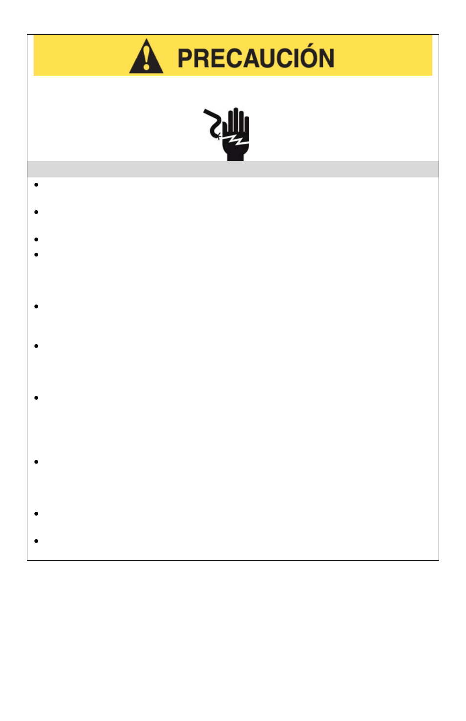 Precauciones relativas a la electricidad | West Bend 6400 User Manual | Page 15 / 20