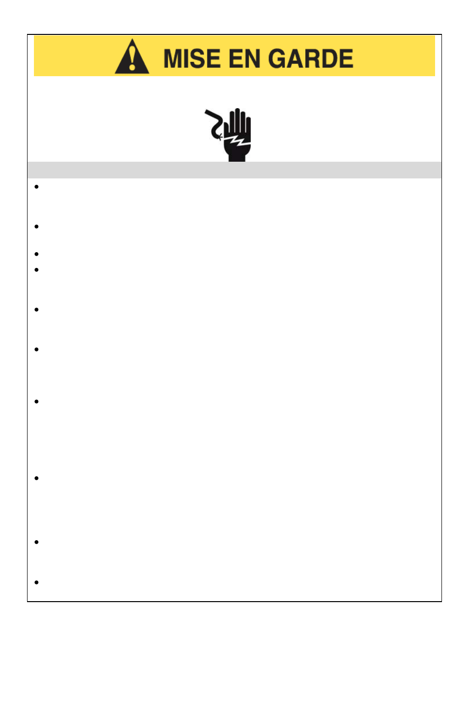 Précautions de sécurité relatives à l’électricité | West Bend 6400 User Manual | Page 9 / 20
