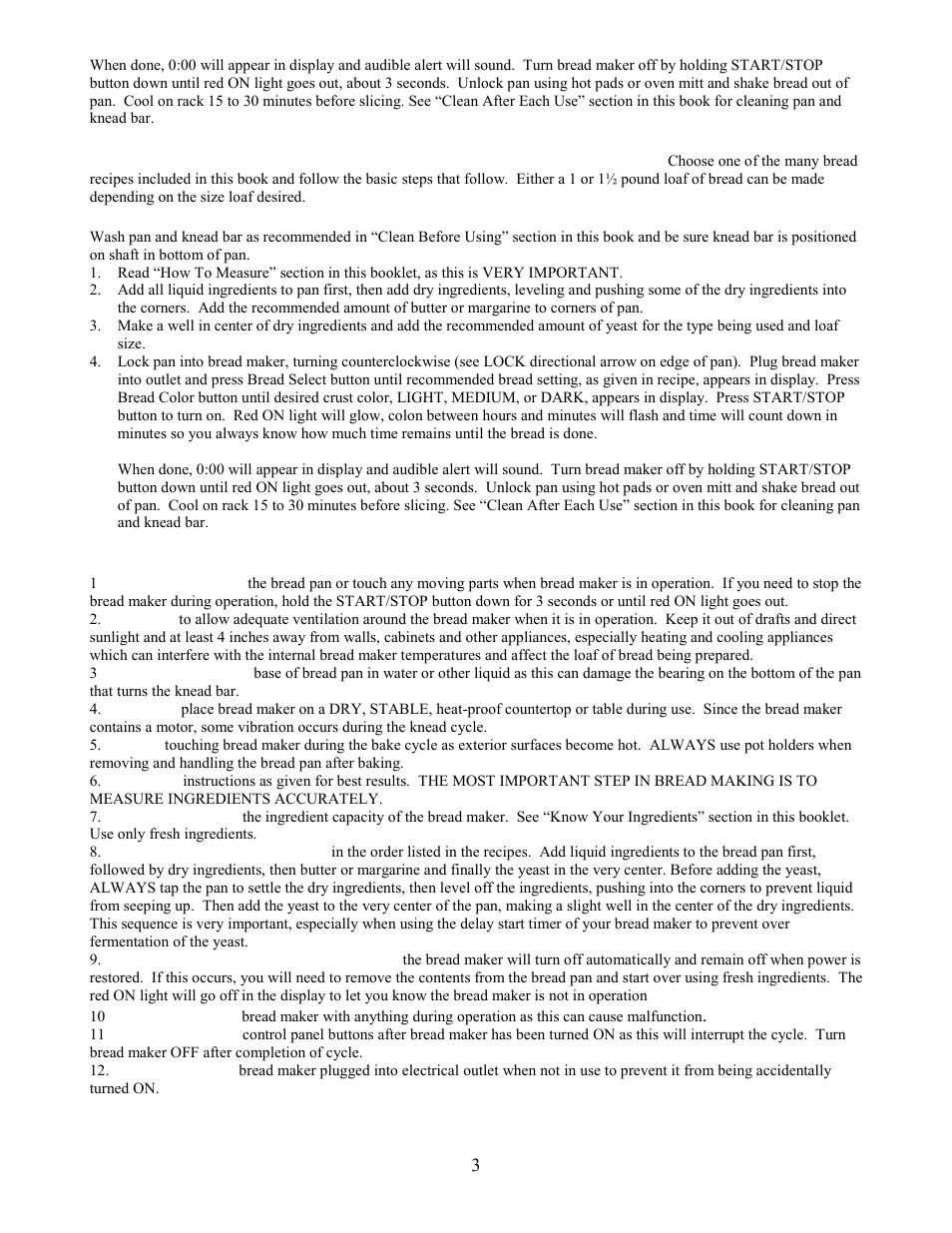 West Bend L4978 User Manual | Page 3 / 23