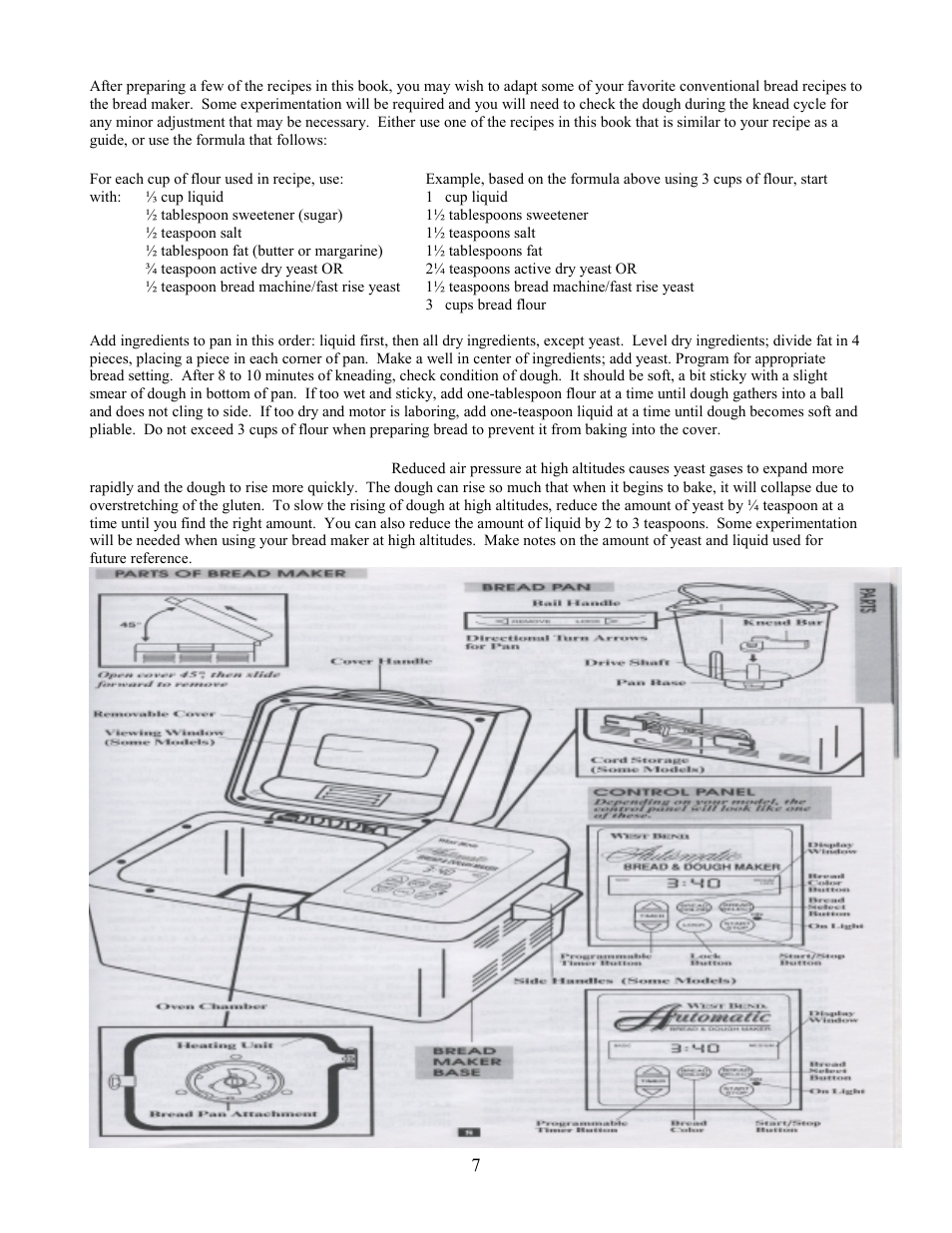 West Bend L4978 User Manual | Page 7 / 23