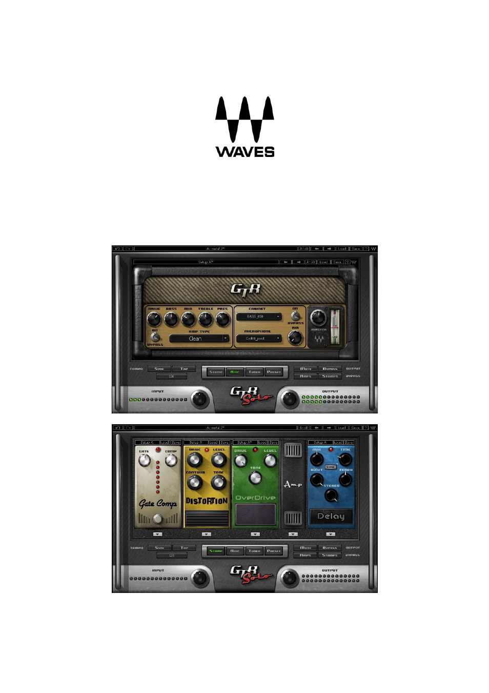 Waves Guitar Tone Processor GTR Solo User Manual | 29 pages