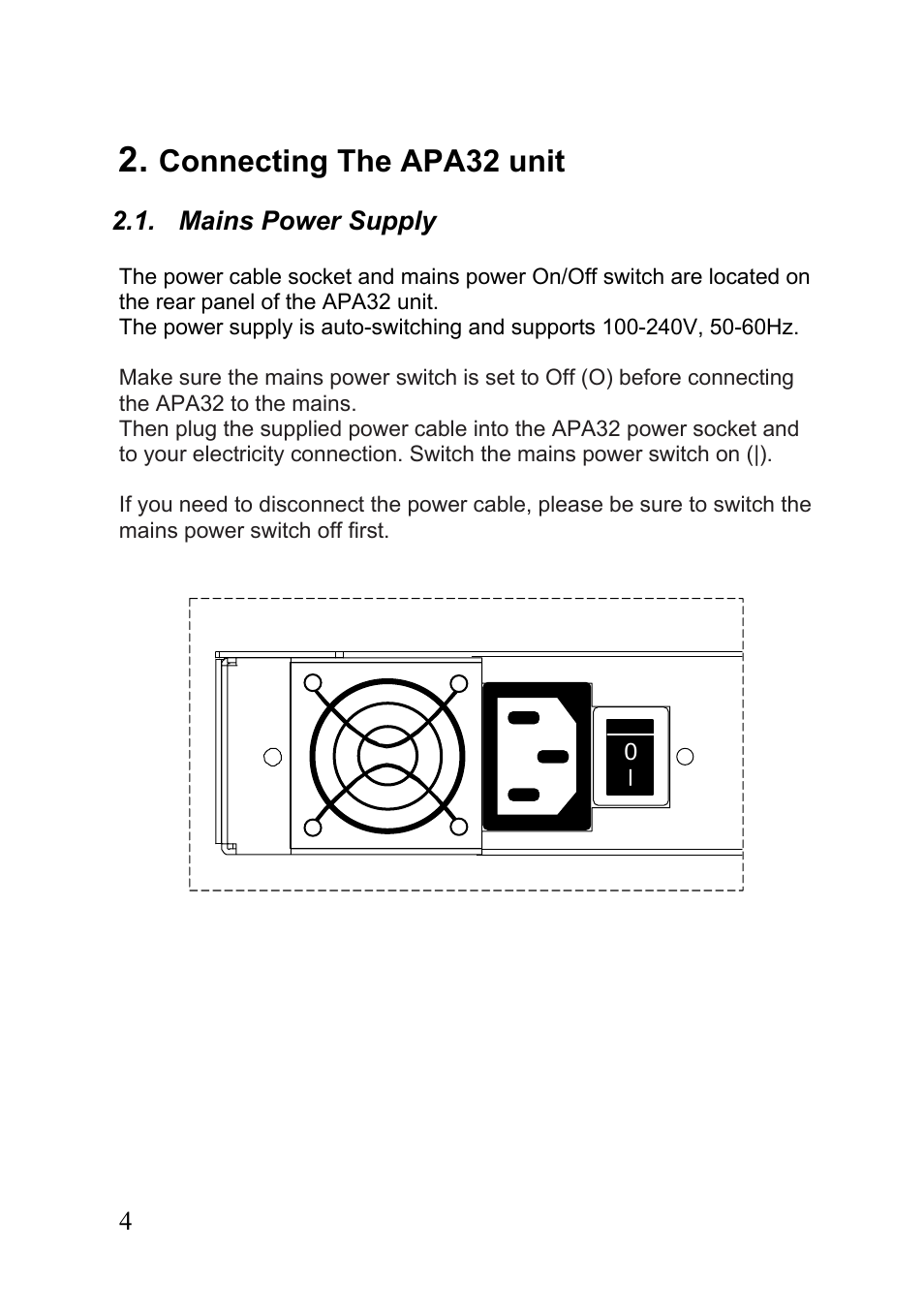 Connecting the apa32 unit | Waves APA32 User Manual | Page 5 / 13