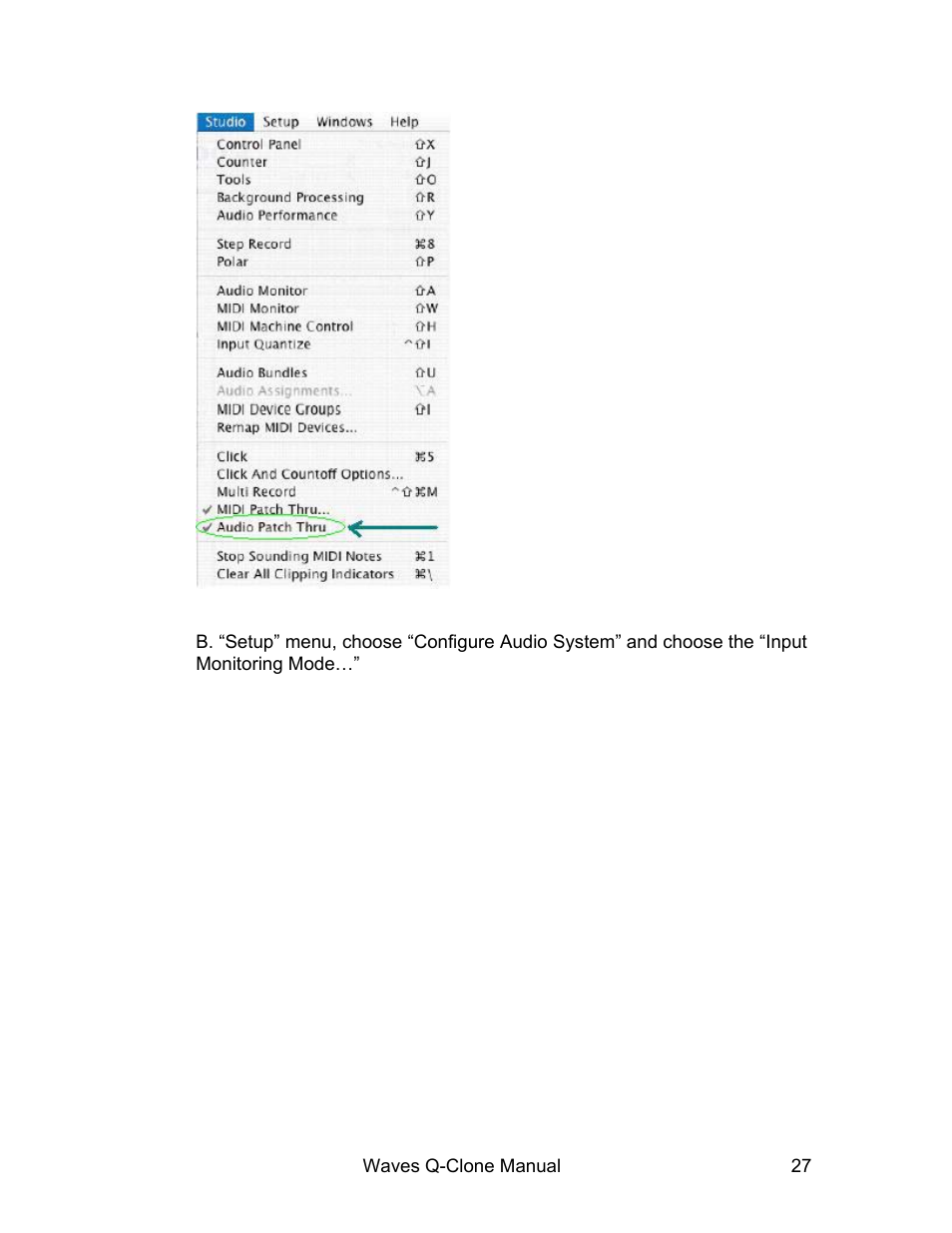 Waves EQ Sampling System Q-Clone User Manual | Page 27 / 34