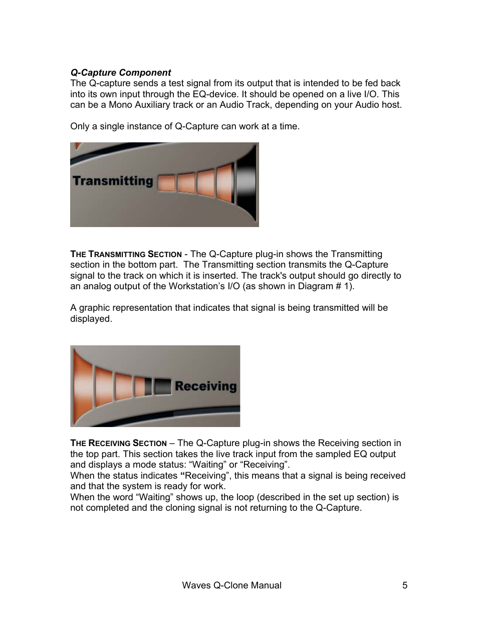 Waves EQ Sampling System Q-Clone User Manual | Page 5 / 34