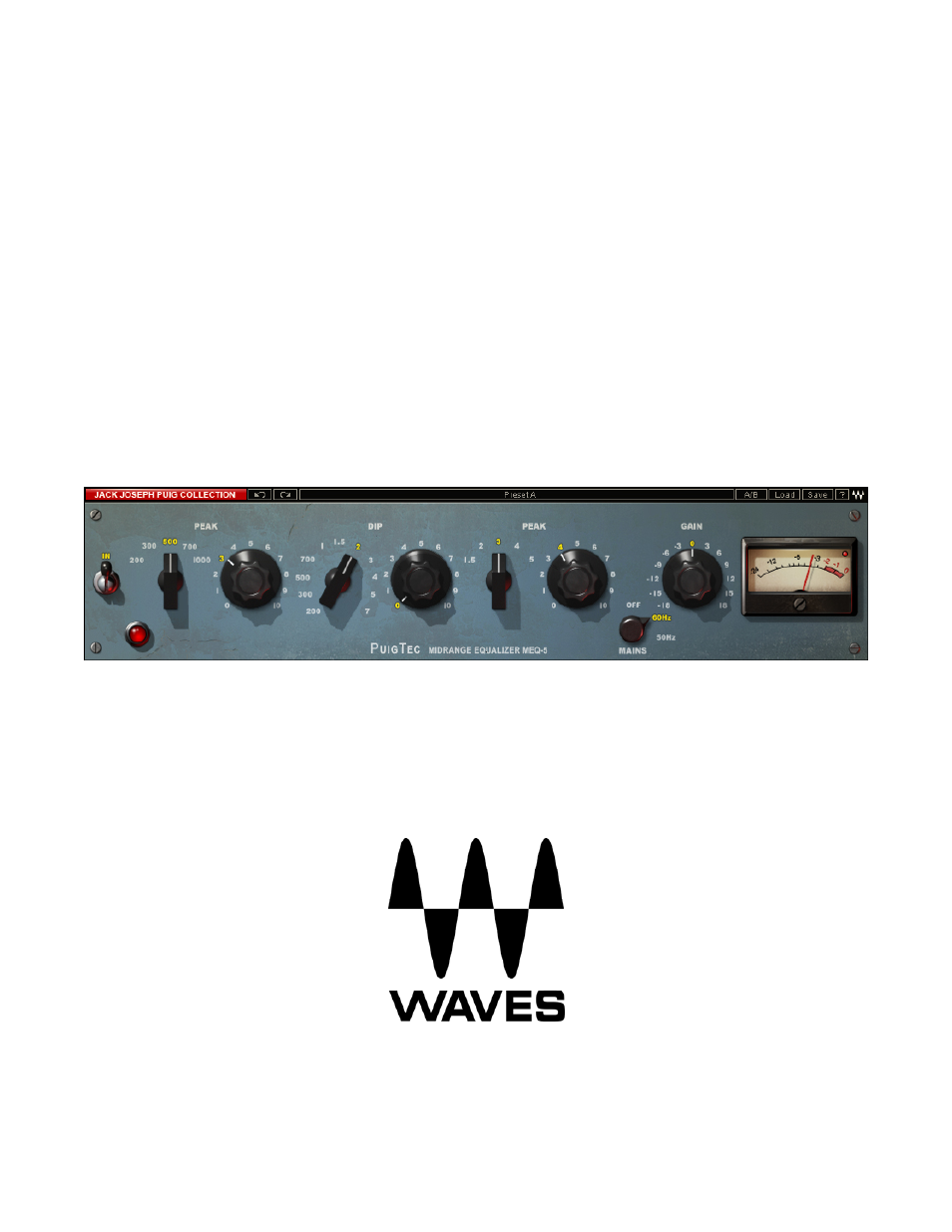Waves PuigTec MEQ-5 User Manual | 16 pages