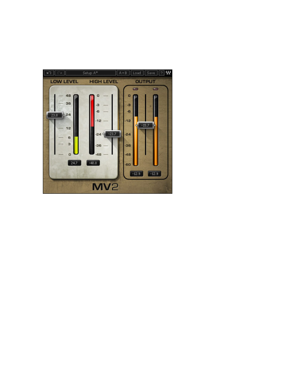 Chapter 3 – interface and controls, 1 interface | Waves Dynamics Processor MV2 User Manual | Page 7 / 13