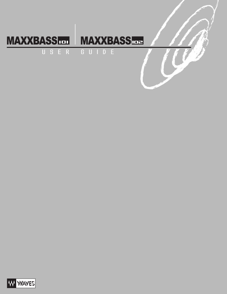 Waves MaxxBass 102 User Manual | 18 pages