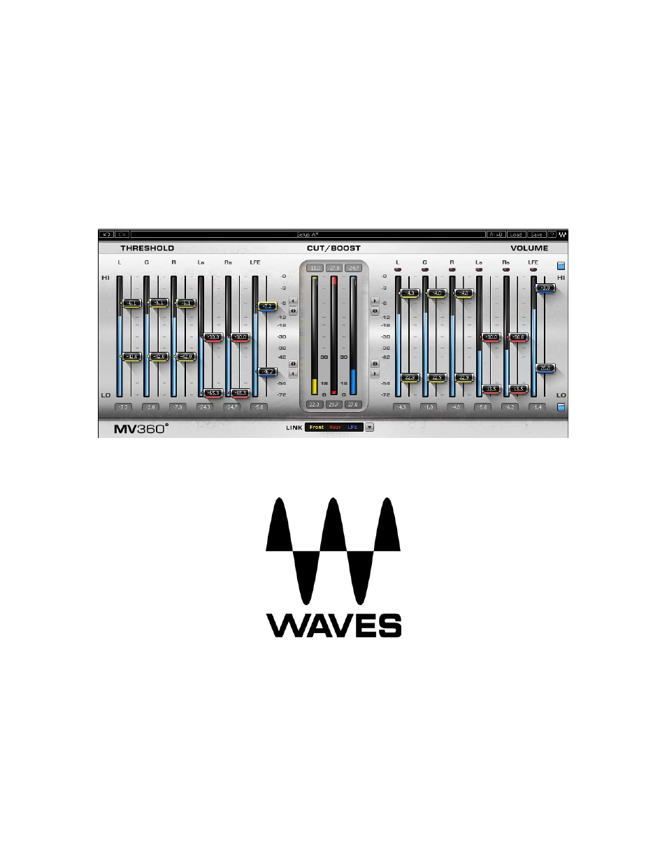 Waves Dynamics Processor MV360 User Manual | 16 pages
