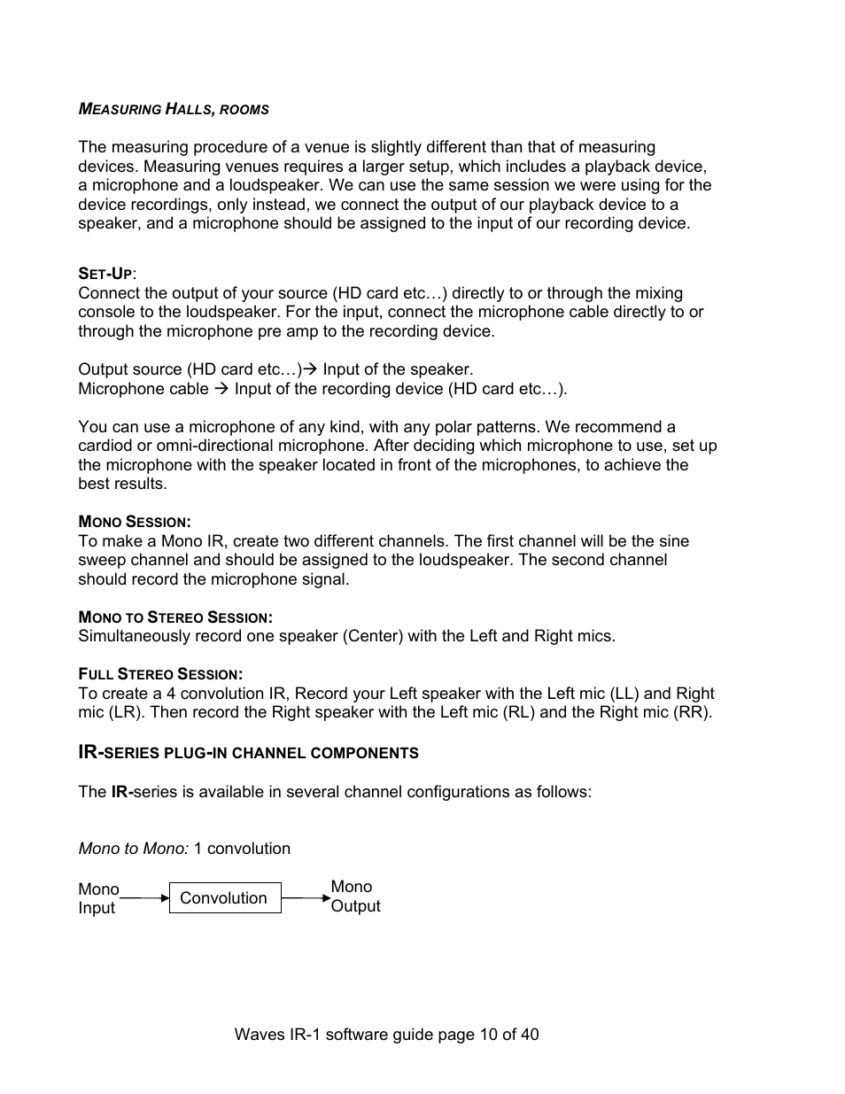 Waves Parametric Convolution Reverb IR-L User Manual | Page 10 / 40