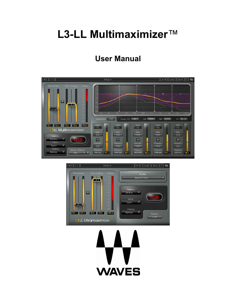 Waves Multimaximizer L3-LL User Manual | 26 pages