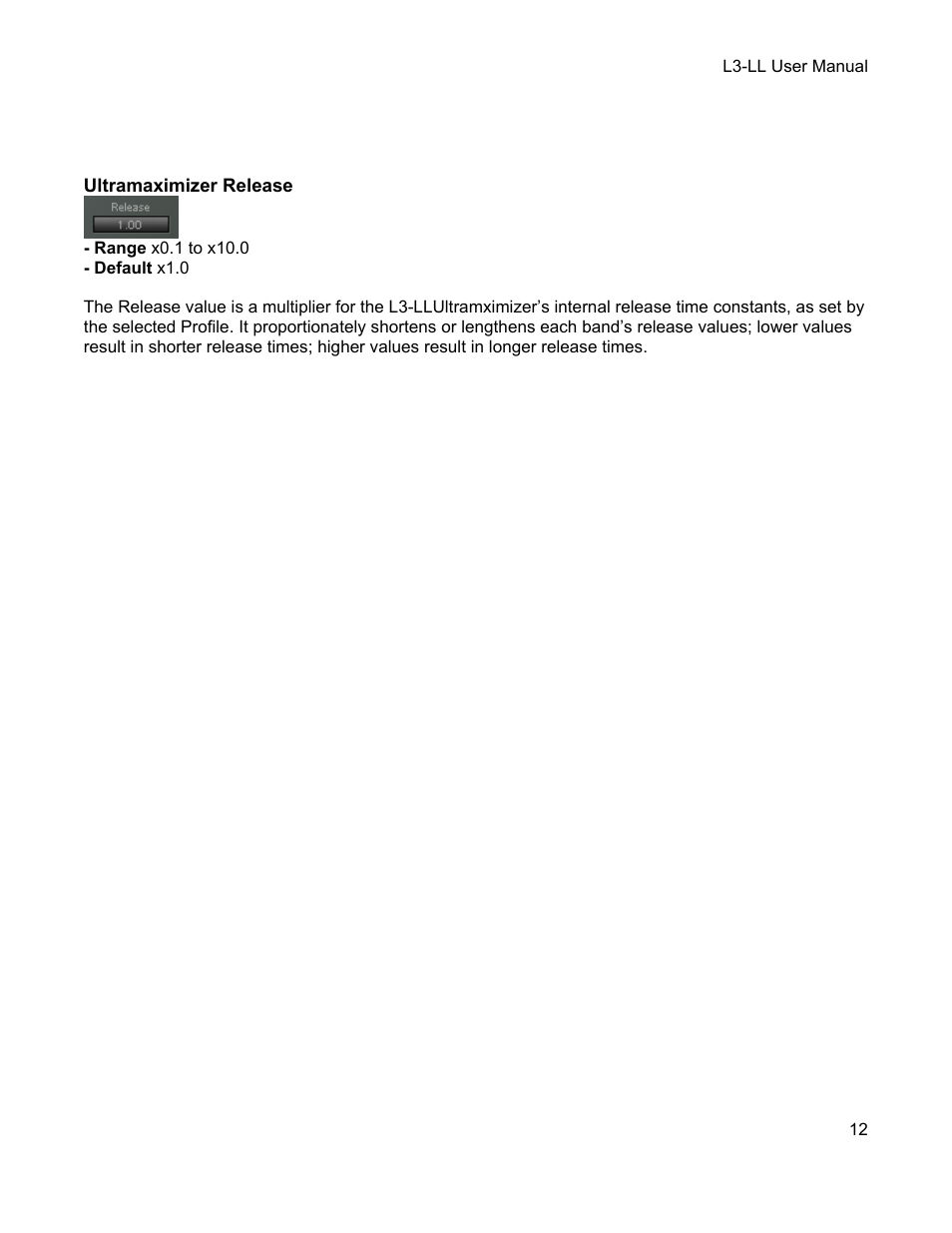 Waves Multimaximizer L3-LL User Manual | Page 12 / 26