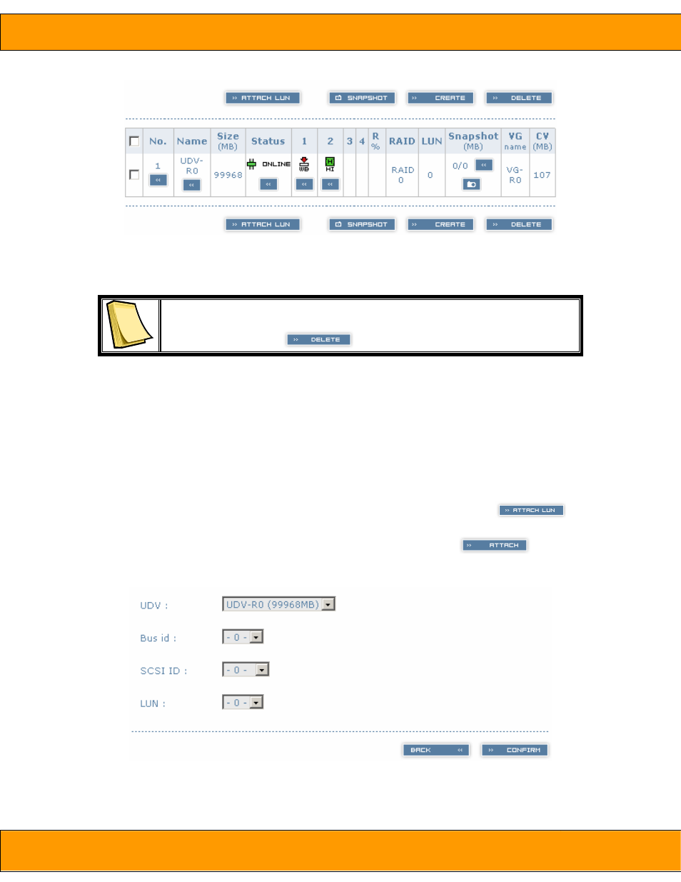 3 attach and detach bus id, scsi id, and lun | WiebeTech SS8 User Manual | Page 32 / 41