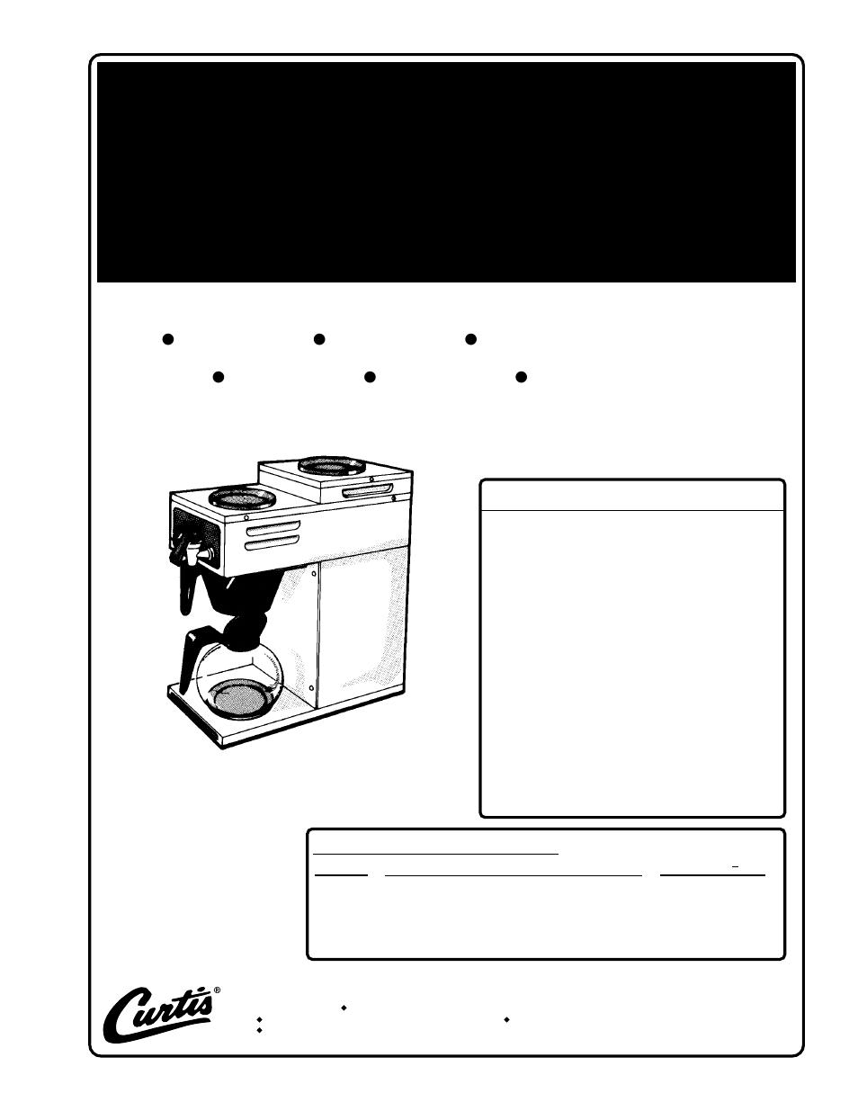 Wibur Curtis Company ALPHA 1X User Manual | 18 pages