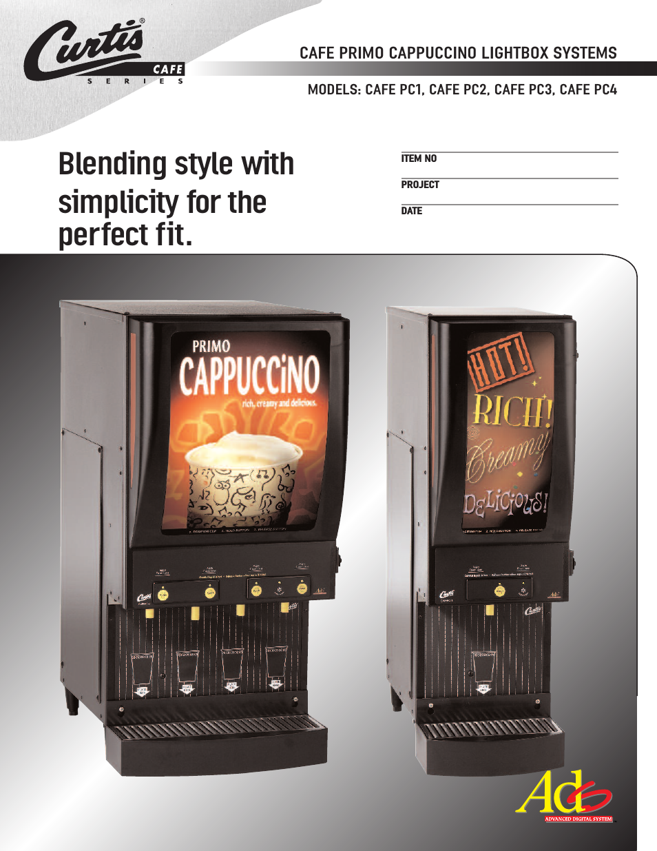 Wibur Curtis Company CAFE PC2 User Manual | 4 pages