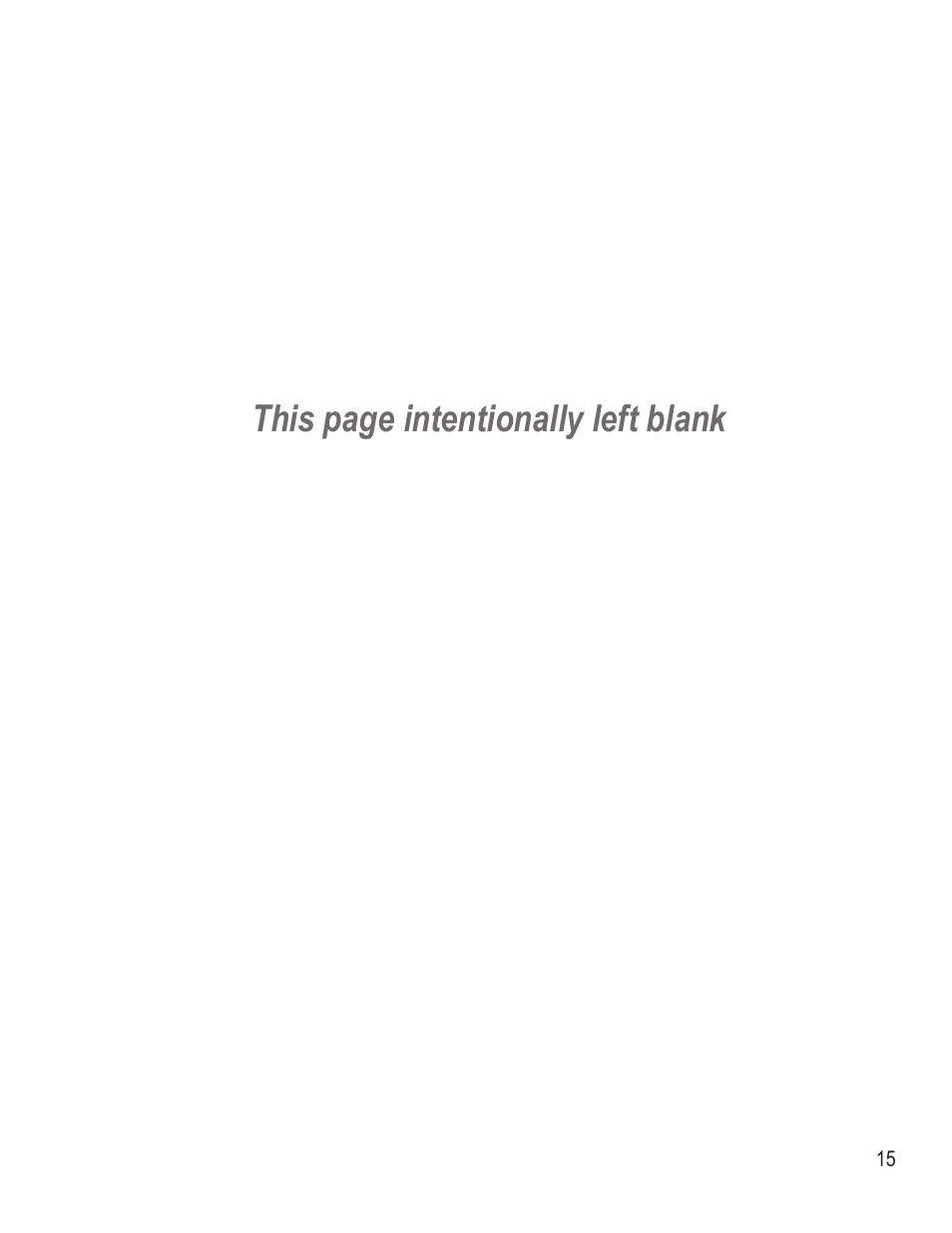 This page intentionally left blank | Wibur Curtis Company PTT3 User Manual | Page 15 / 16
