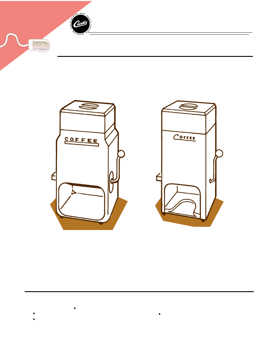 Wibur Curtis Company MCD-7G User Manual | 4 pages