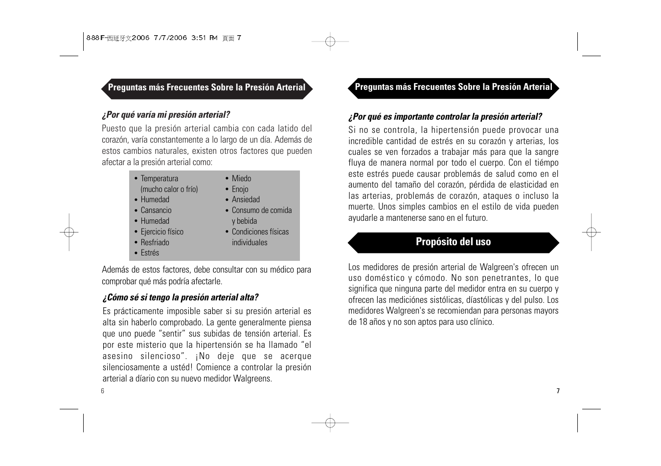 Walgreens BD-1234W User Manual | Page 19 / 30