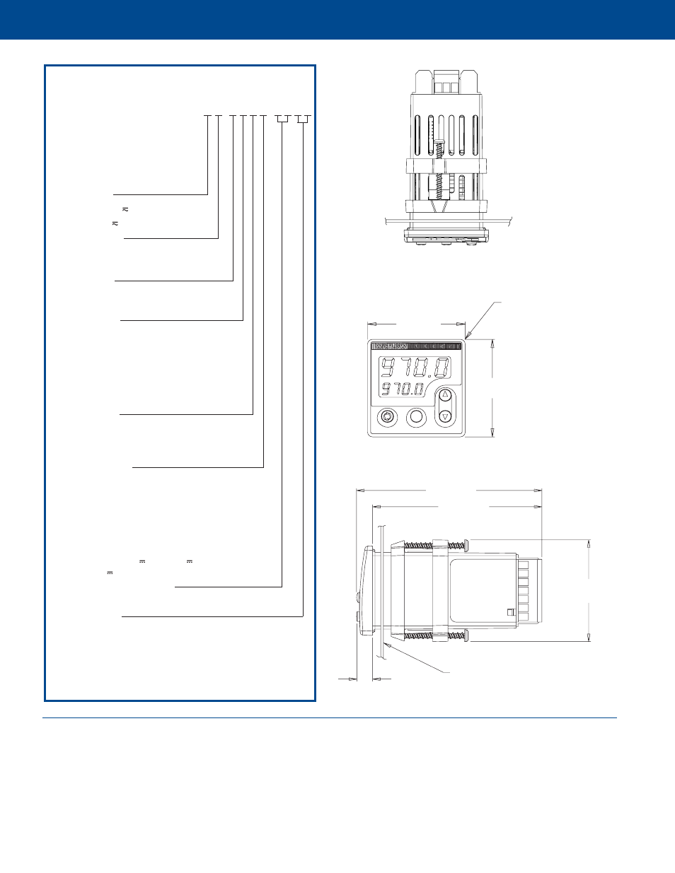 Ordering information, Dimensional drawings, Watlow sales offices | 800-watlow2 | Watlow Electric Series 97 User Manual | Page 4 / 4