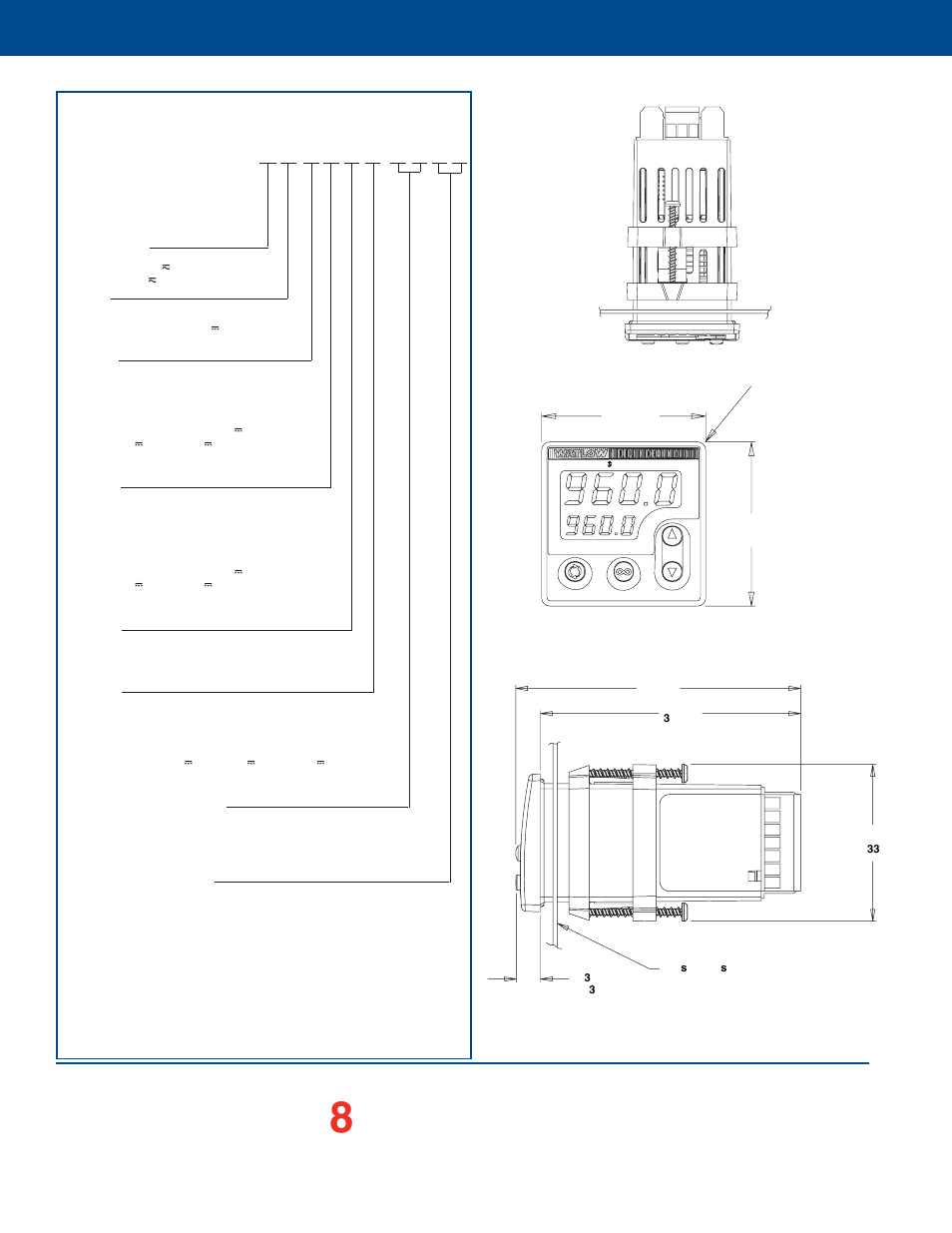 Ordering information, Diagram 1, Diagram 2 | Diagram 3, Watlow sales offices, 8 00-watlow2 | Watlow Electric Series 96 User Manual | Page 4 / 4