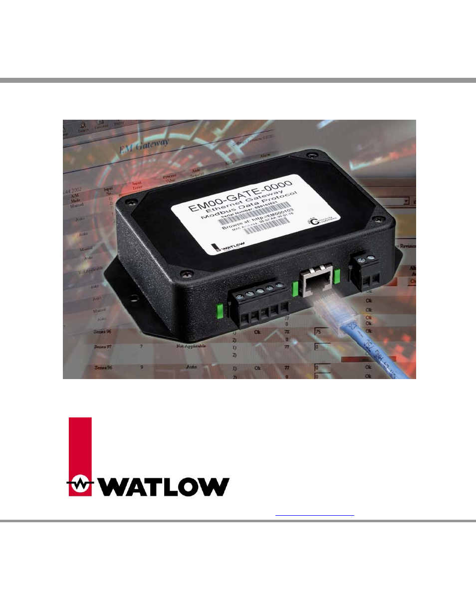Watlow EM Gateway User Manual | 28 pages