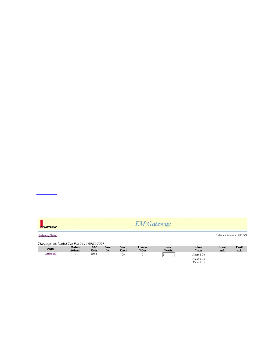 Cls200 series (loop 1 to 16 if available), Series sd – non-ramping | Watlow EM Gateway User Manual | Page 20 / 28