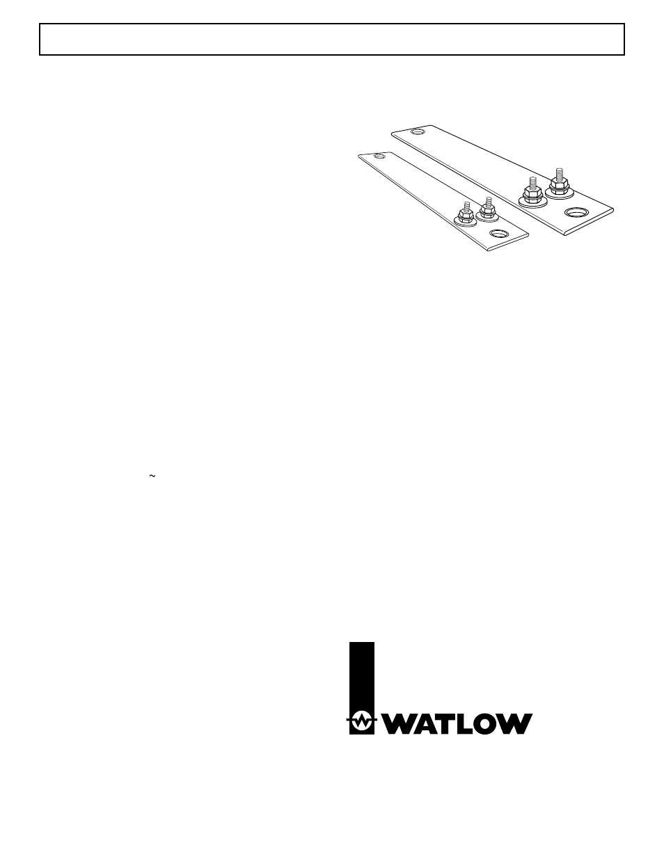 Watlow Electric Mica Strip Heater User Manual | 2 pages