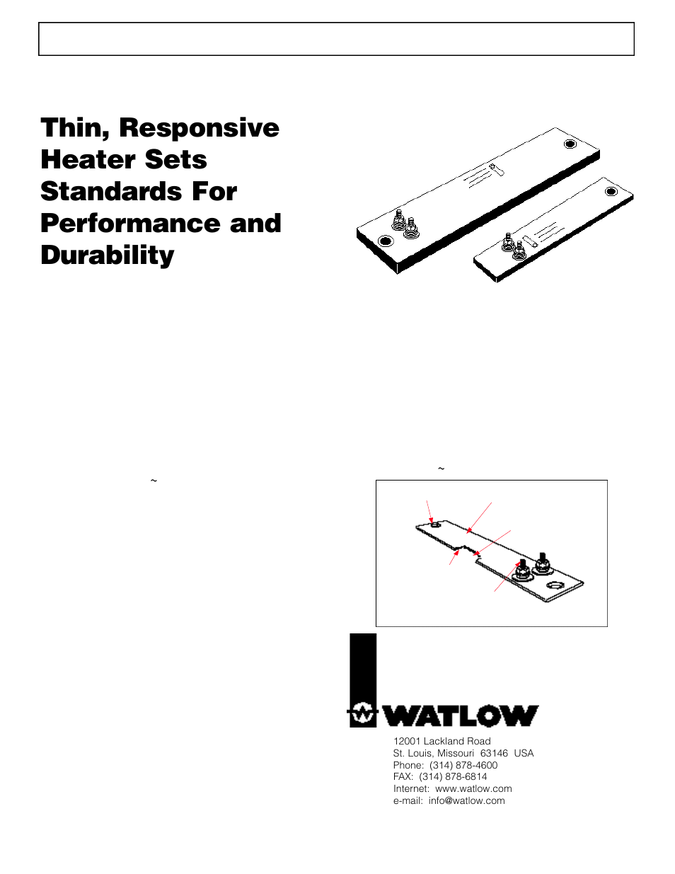 Watlow Electric Thin User Manual | 1 page