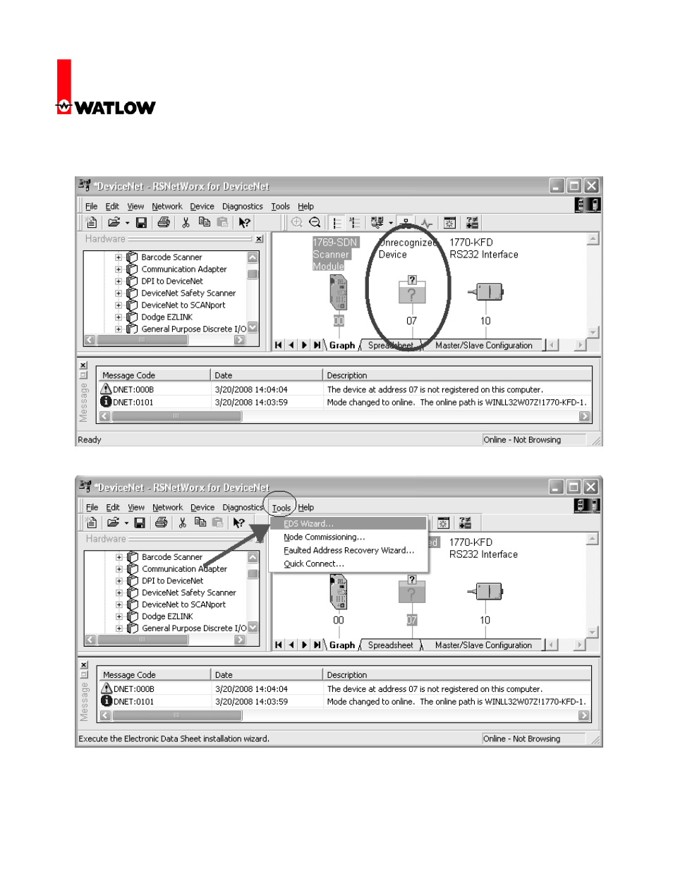 Watlow Electric Gateway & DeviceNet User Manual | Page 2 / 21