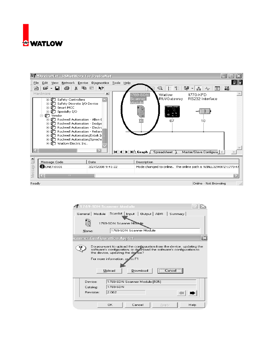 Watlow Electric Gateway & DeviceNet User Manual | Page 6 / 21