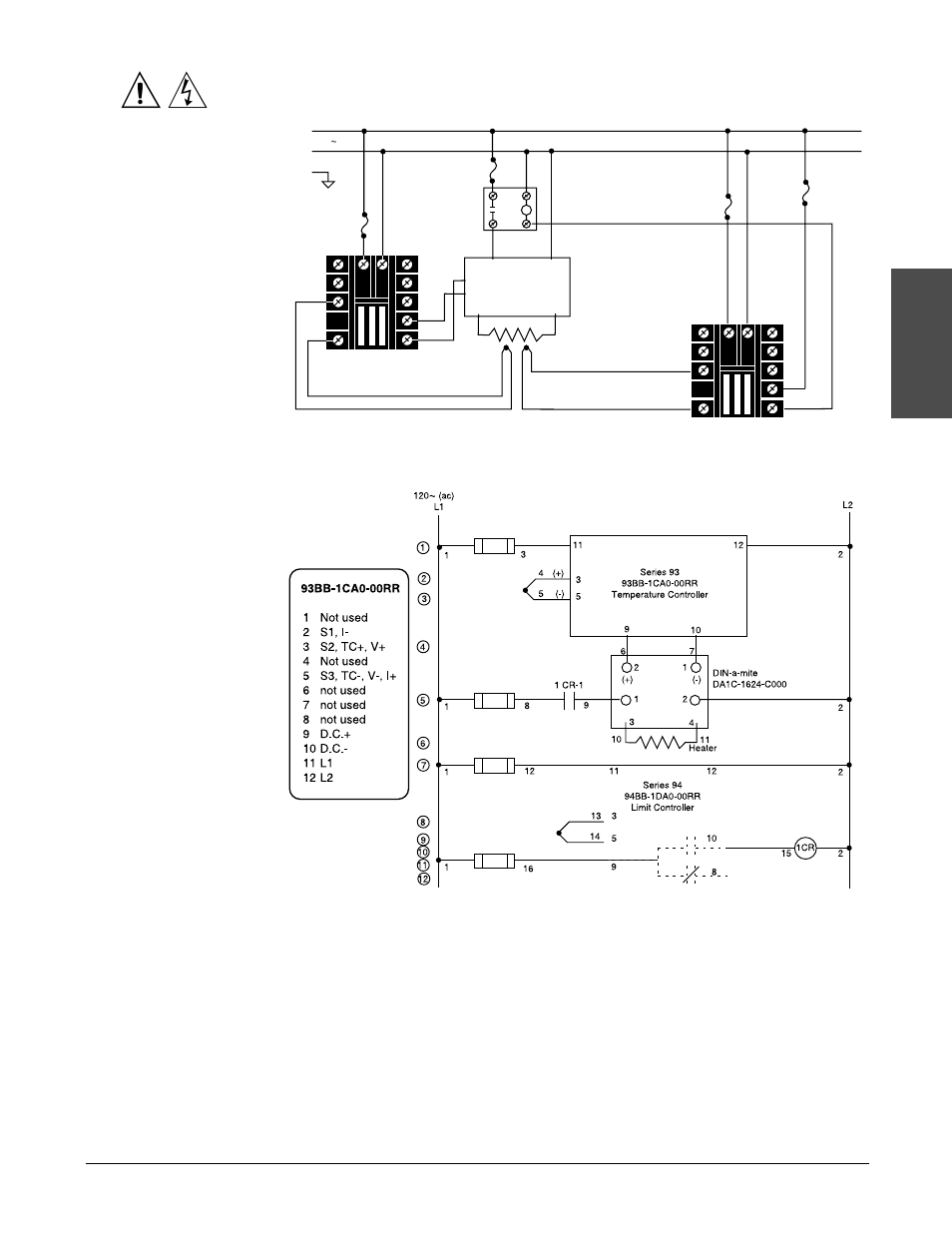 Wiring example, System wiring example, Install and wire | Figure 2.9 - system wiring example | Watlow Electric 93 User Manual | Page 15 / 52