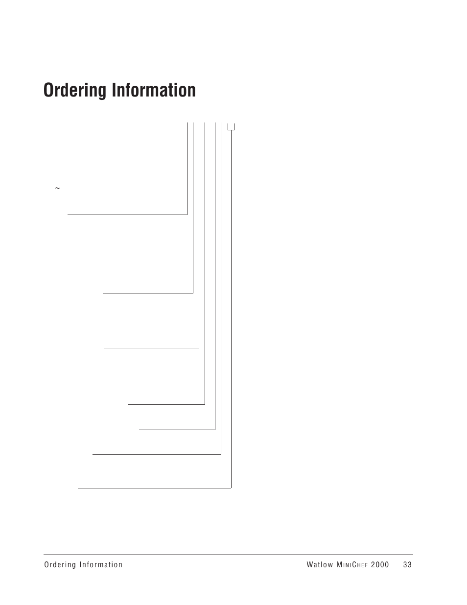 Ordering information | Watlow MINICHEF Convection Oven Application User Manual | Page 35 / 40