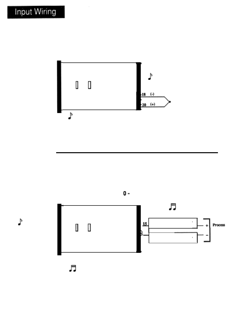 Thermocouple wimg diagram, Process wiring diagram | Watlow Electric Micro-Based Autotuning Control SERIES 980/985 User Manual | Page 14 / 47