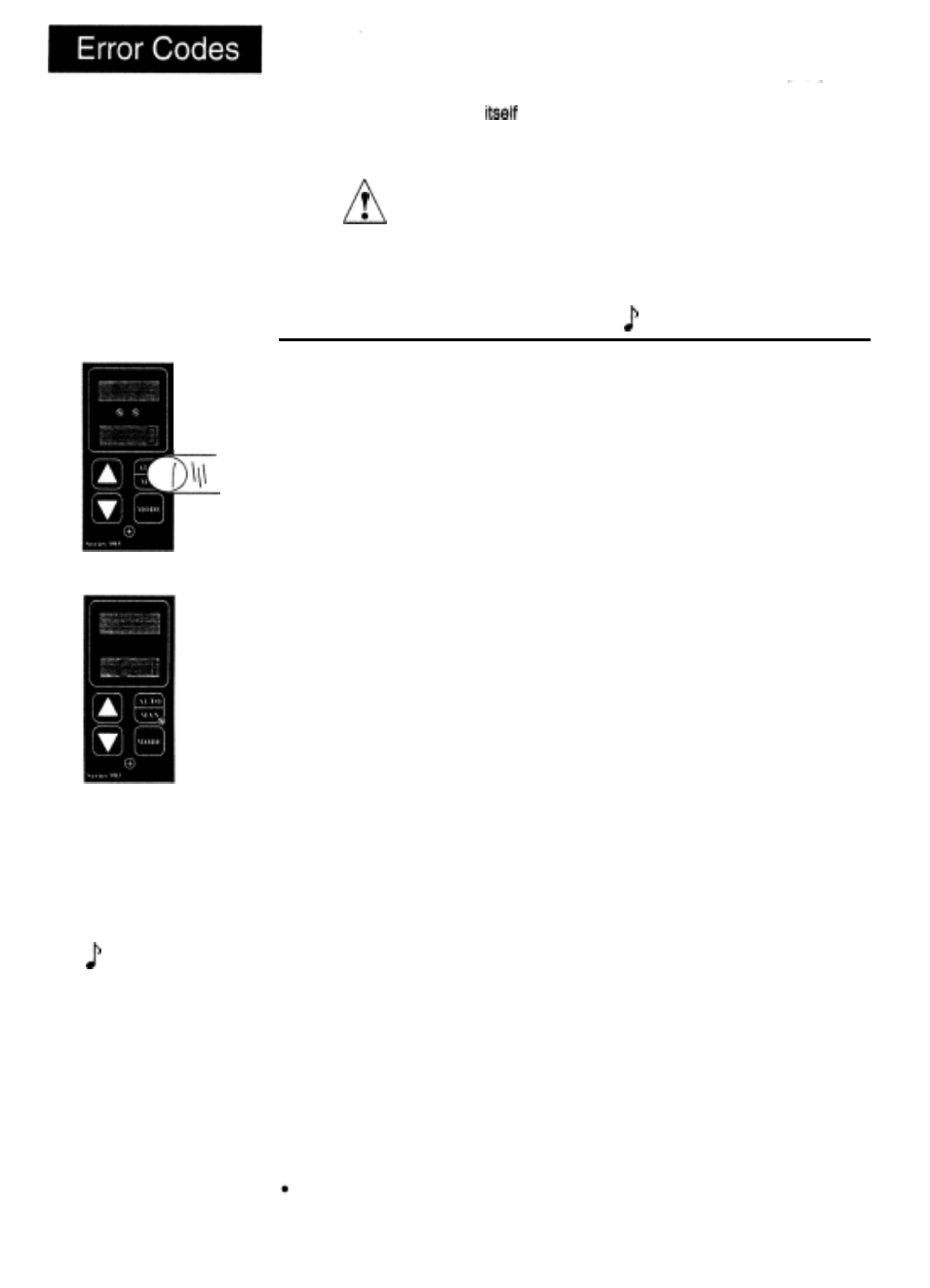 How to deal with error codes, Error code display examples, Menus | Watlow Electric Micro-Based Autotuning Control SERIES 980/985 User Manual | Page 32 / 47