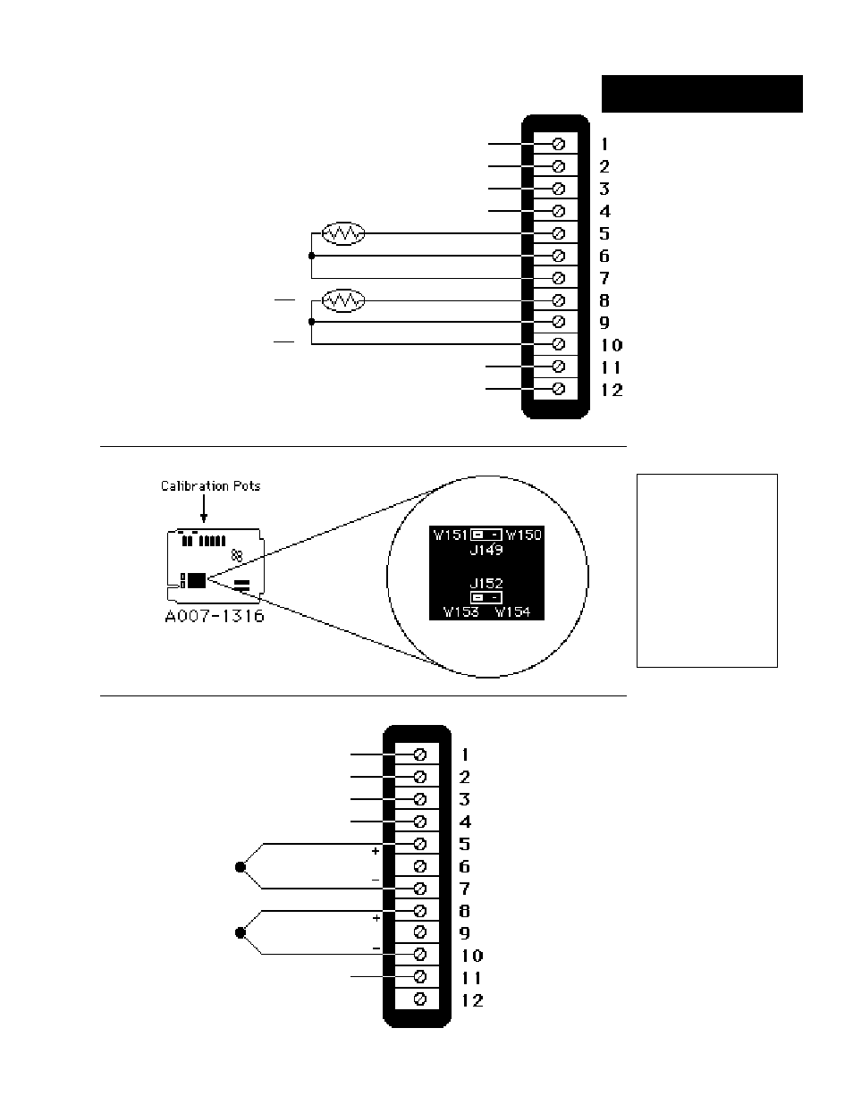 35 signal conditioner connections and jumpers, Installation-wiring | Watlow Electric Ramping and Profiling Microprocessor-Based Control SERIES 1500 User Manual | Page 35 / 90