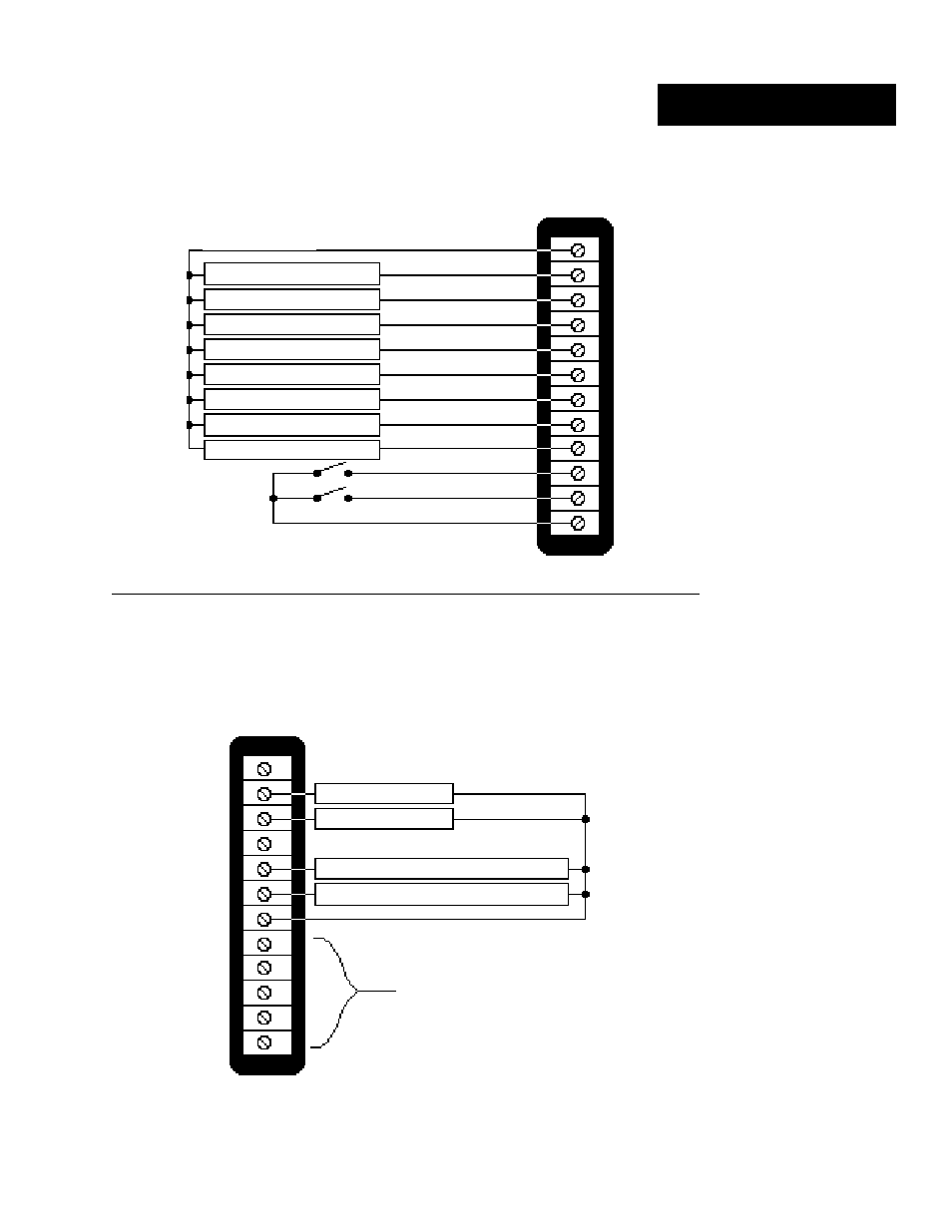 37 event output, remote hold input, event input, Conn. for dual solid state switch version a, 37 power supply input, temp & rh output conn | For dual solid state switch version a, Installation-wiring, Event input/output, open collector | Watlow Electric Ramping and Profiling Microprocessor-Based Control SERIES 1500 User Manual | Page 37 / 90