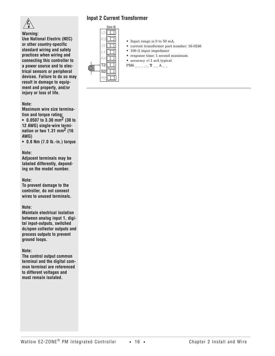 Watlow Electric Integrated Controller User Manual Rev C EZ-ZONE PM User Manual | Page 18 / 80