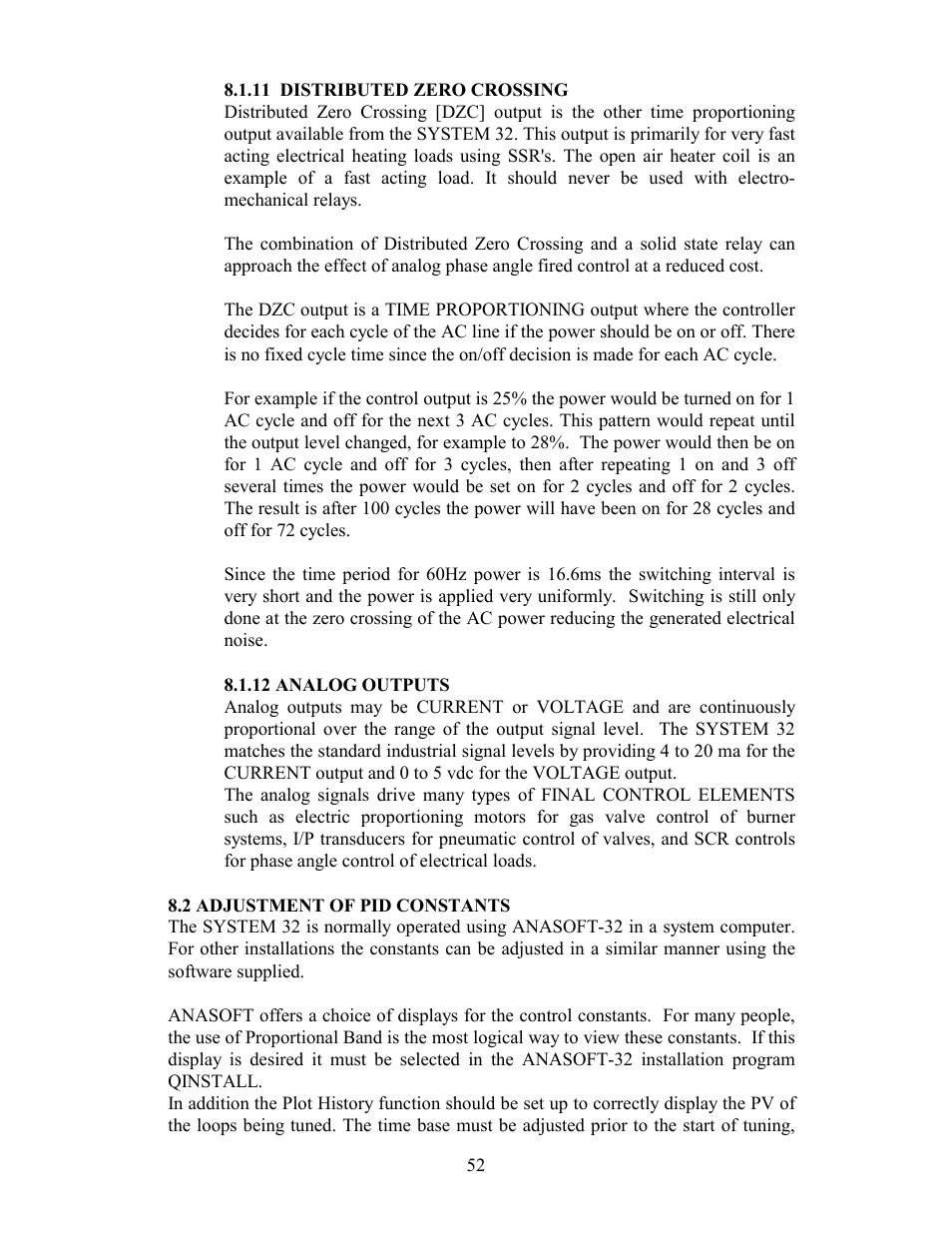 2 adjustment of pid constants | Watlow Electric Revision 5 User Manual | Page 57 / 71