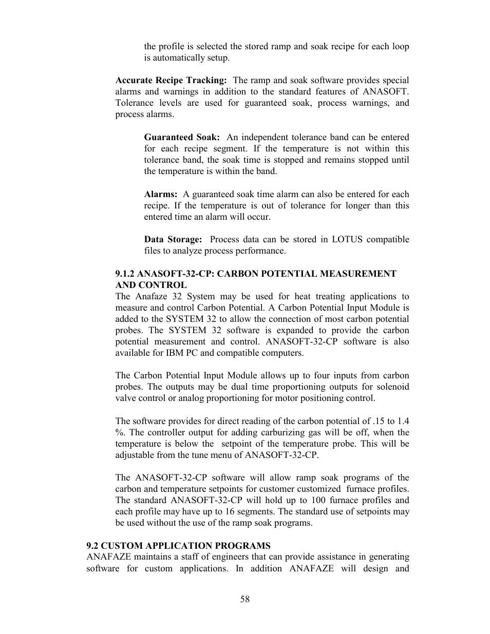 2 custom application programs | Watlow Electric Revision 5 User Manual | Page 63 / 71