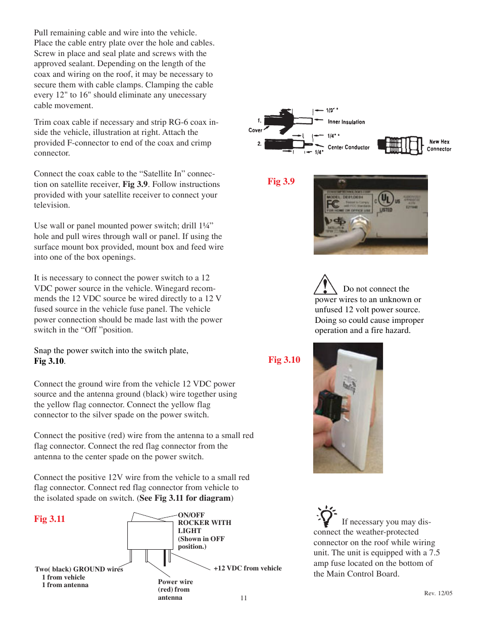 Winegard LP-1000 User Manual | Page 11 / 20
