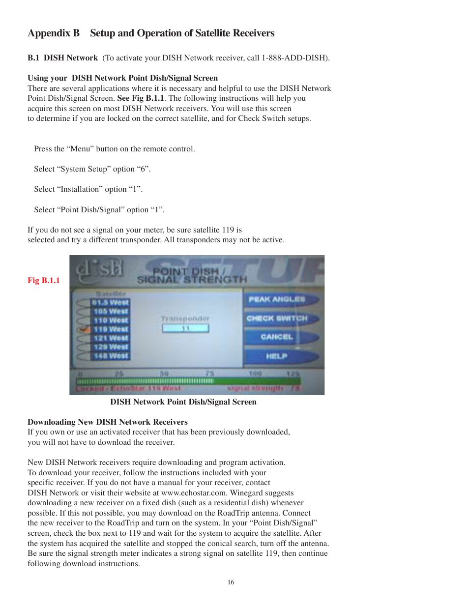 Winegard LP-1000 User Manual | Page 16 / 20